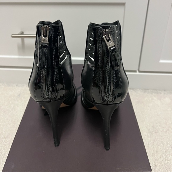 B Brian Atwood Langden Gladiator Caged Heels Black Size 8.5 - Picture 4 of 12